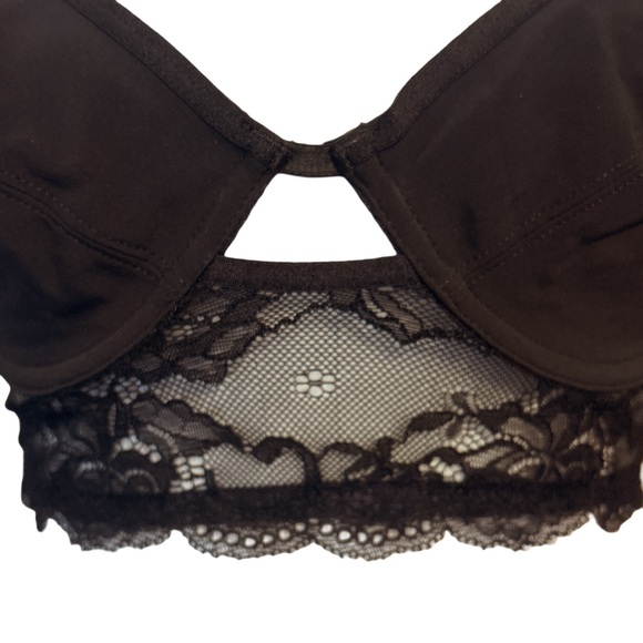 NWT! Free People Black Underwire Bralette Size 34D - Picture 2 of 6
